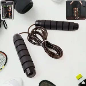 High-Speed Skipping Rope with Foam Padded Handles (1 Pc)