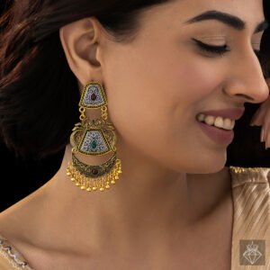 Anti-Tarnish Chandbali Earrings